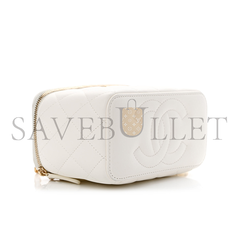 CHANEL PEARL CRUSH SMALL VANITY CASE WITH CHAIN AP2303 (17*9.5*8cm)